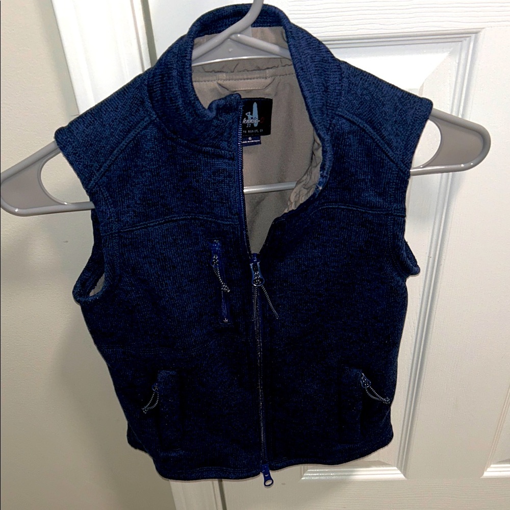 Johnnie-O Navy Zip-Up Vest Size 6 Boy’s